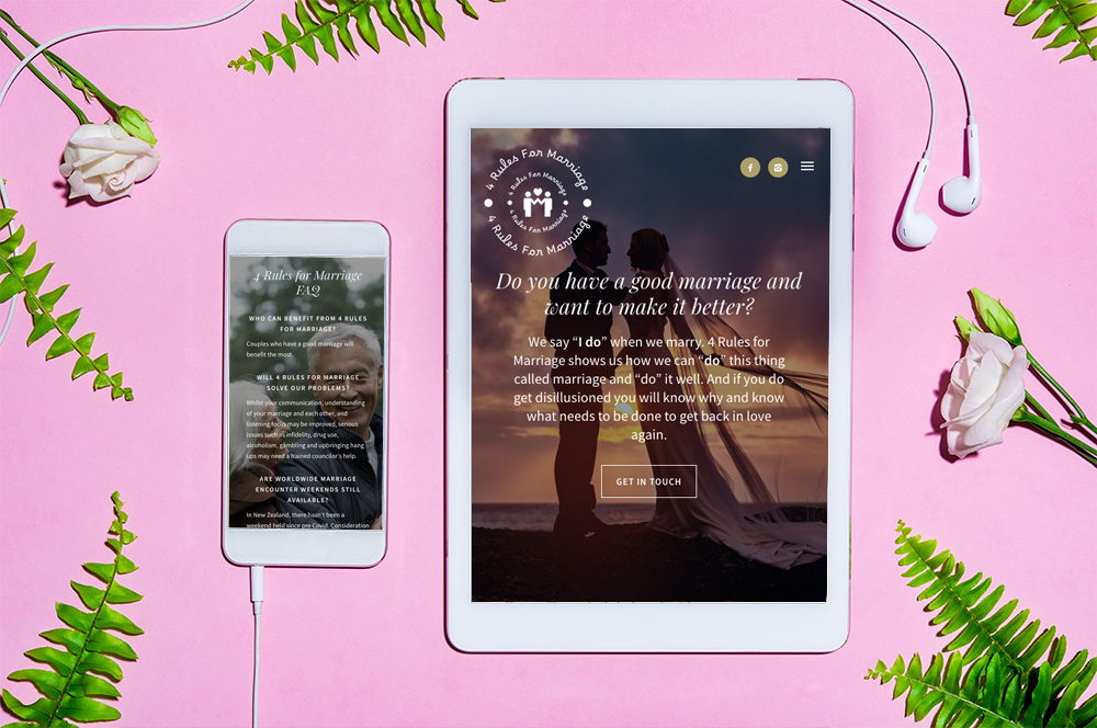 4 Rules for Marriage iPad tablet example